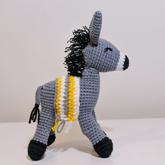 Donkey SM - Handmade Crochet Plush Figurine