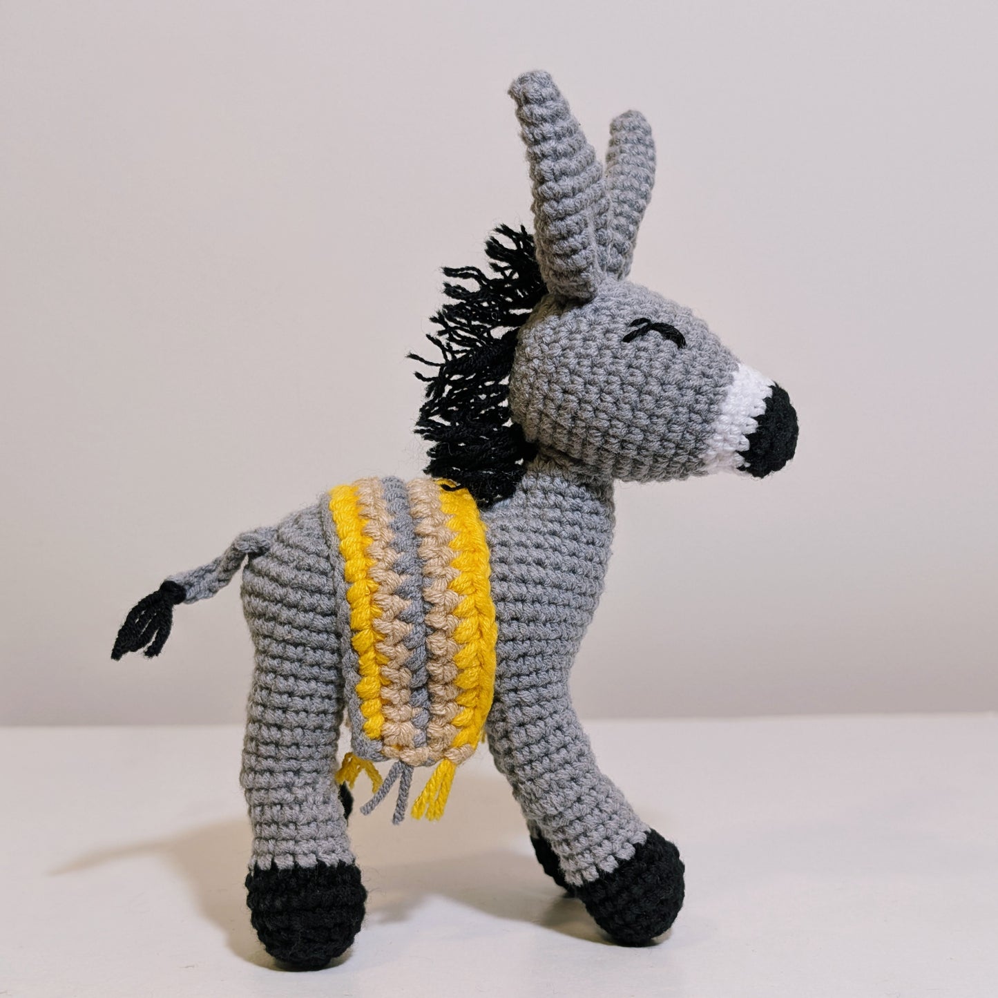 Donkey SM - Handmade Crochet Plush Figurine