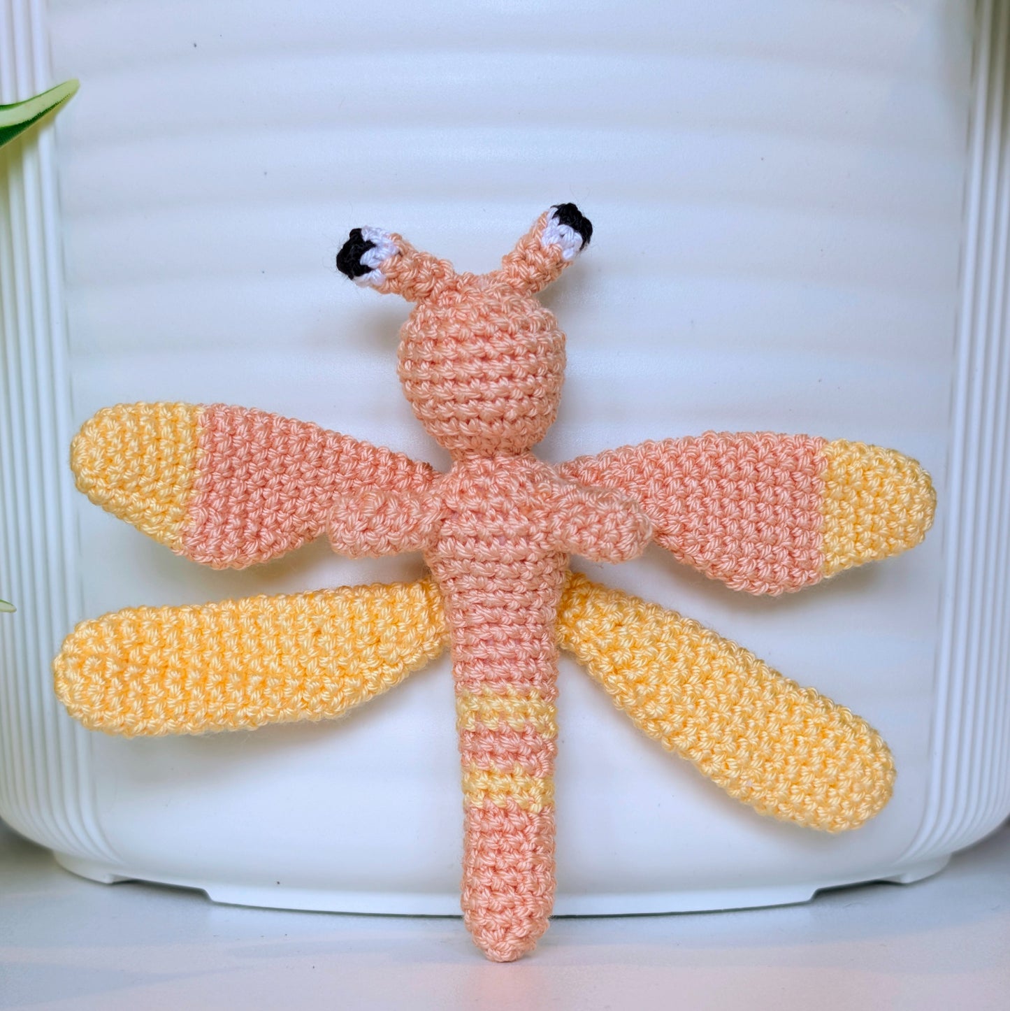 Dragonfly Amigurumi - Handmade Crochet Bag Charm