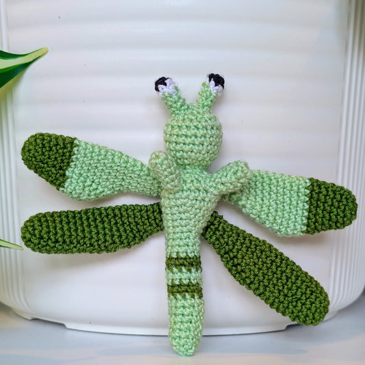 Dragonfly Amigurumi - Small - Handmade Crochet Figurine