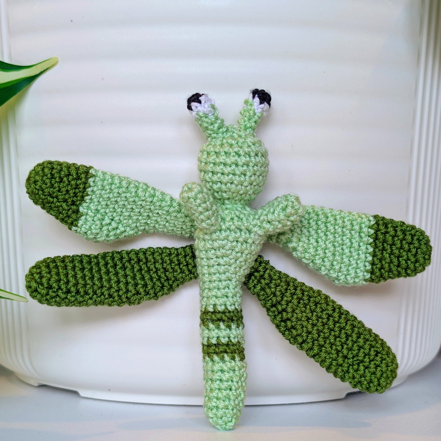 Dragonfly Amigurumi - Handmade Crochet Bag Charm