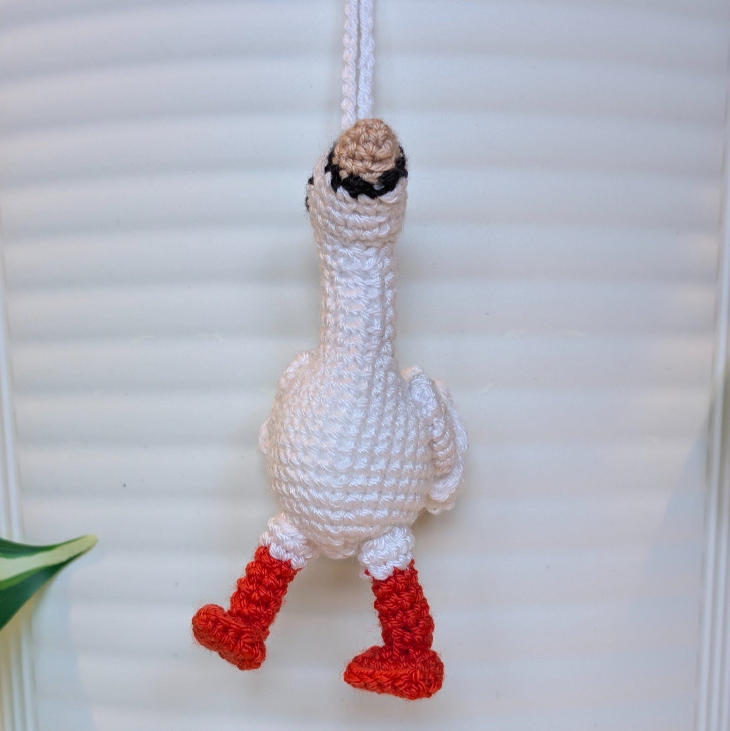 Goose (Mini) Amigurumi - Handmade Crochet Keychain