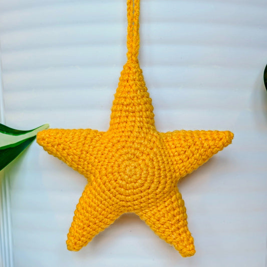 Star Amigurumi - Handmade Crochet Plush Charm
