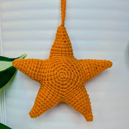 Star Amigurumi - Handmade Crochet Plush Charm