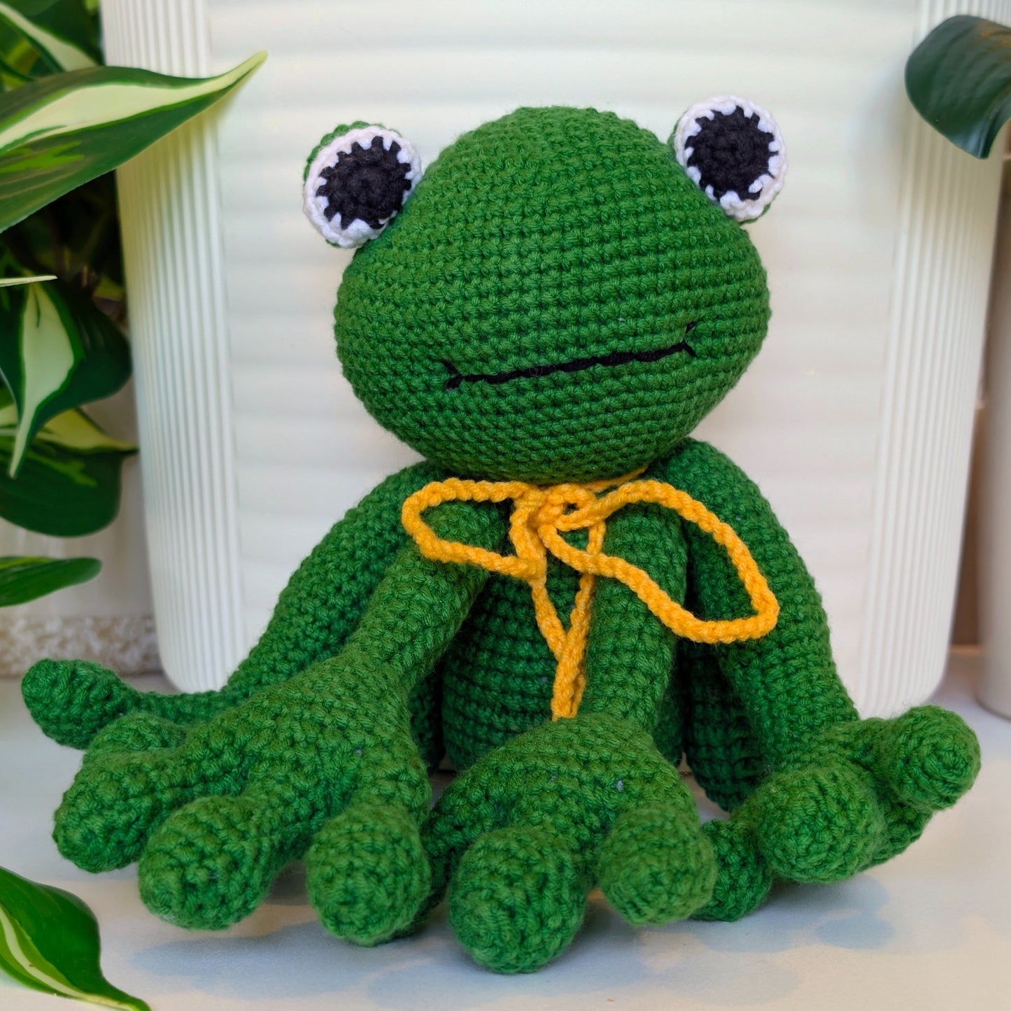 Frog Amigurumi - Large - Handmade Crochet Plushie