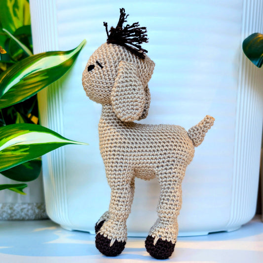 Goat Crochet Plush - Amigurumi Figurine