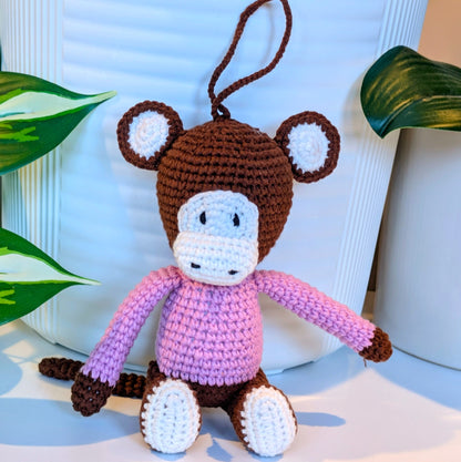 Monkey Amigurumi - Medium - Handmade Crochet Plushie