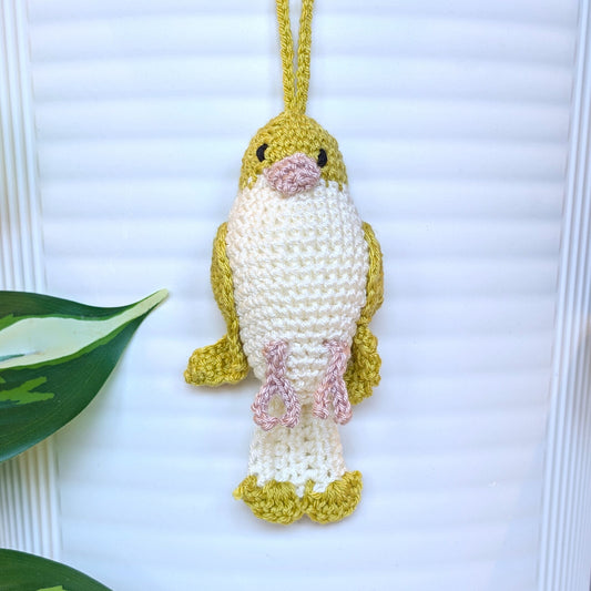 Parakeet Amigurumi - Mini - Handmade Crochet Plush Charm