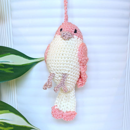 Parakeet Amigurumi - Mini - Handmade Crochet Plush Charm