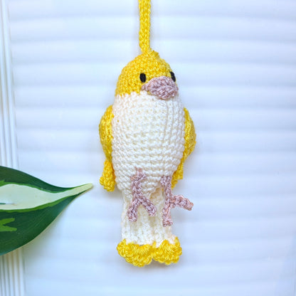 Parakeet Amigurumi - Mini - Handmade Crochet Plush Charm