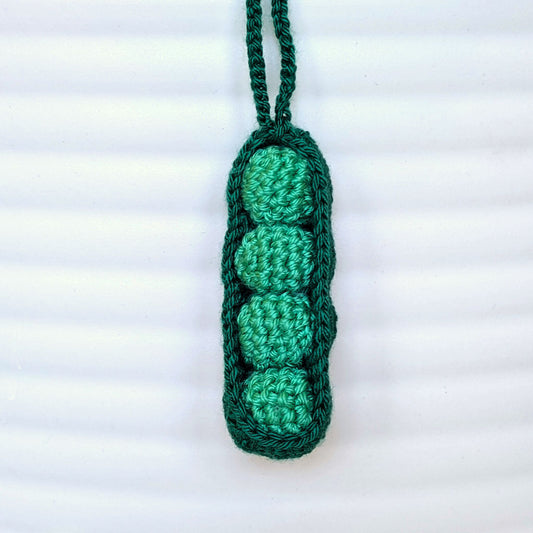 Pea Pod - Crochet Amigurumi Plush Figurine