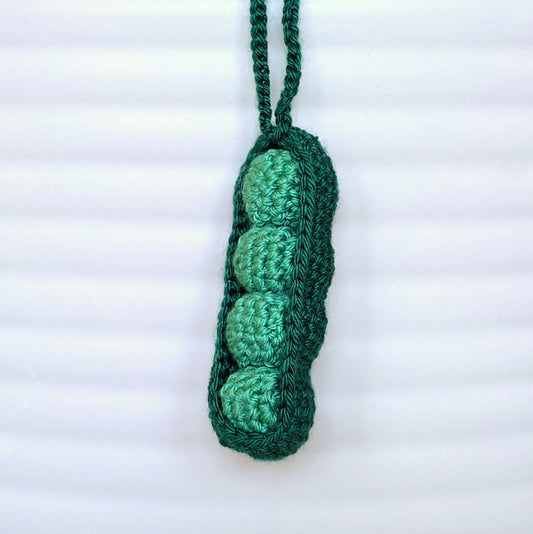 Pea Pod - Crochet Amigurumi Plush Figurine