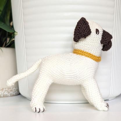 Pug Dog - Crochet Plush Figurine
