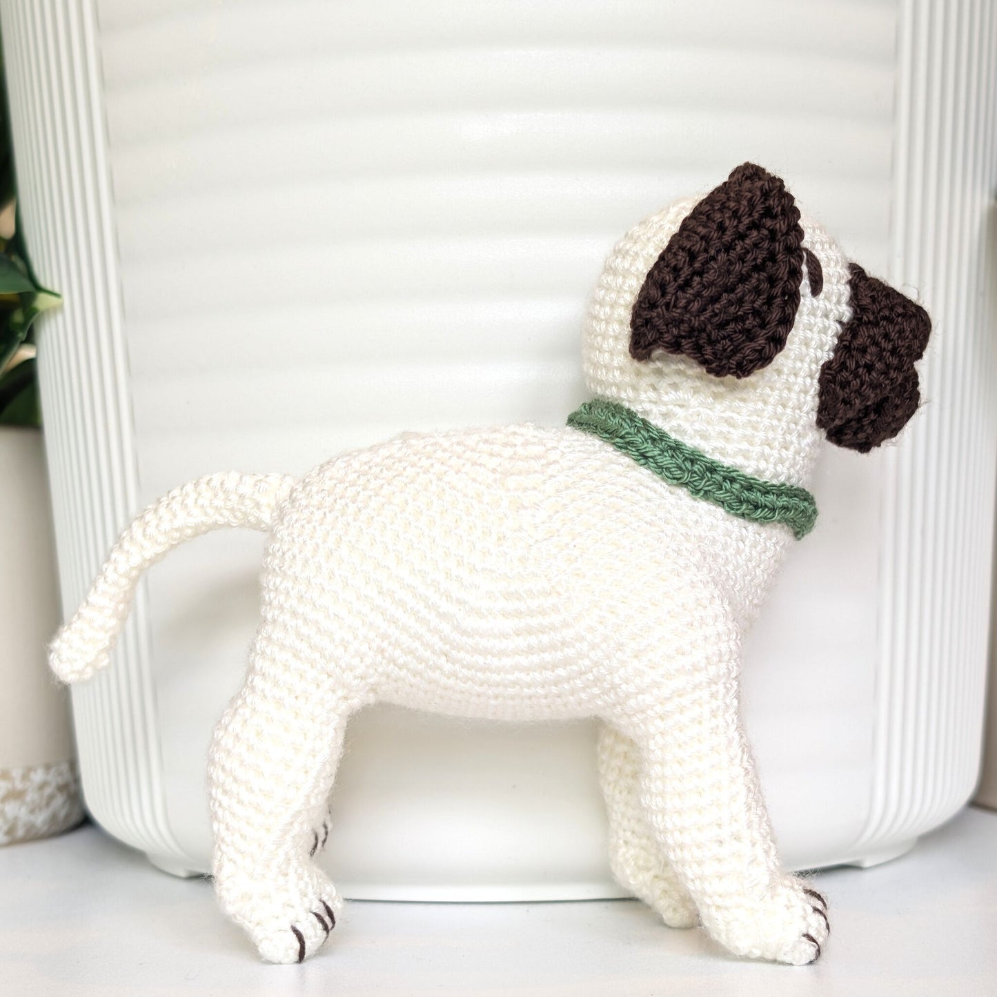 Pug Dog - Crochet Plush Figurine