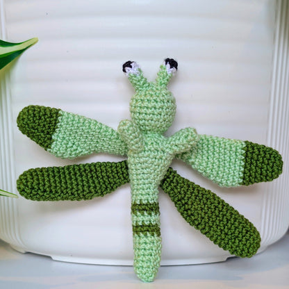 Dragonfly Amigurumi - Small - Handmade Crochet Figurine