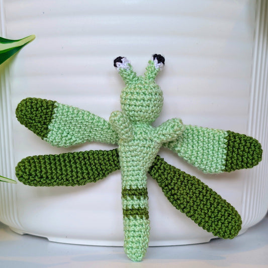 Dragonfly Amigurumi - Small - Handmade Crochet Figurine