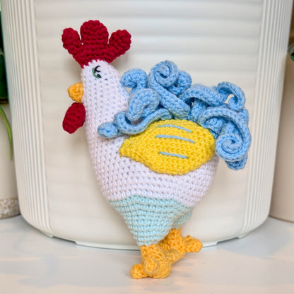 Rooster Amigurumi - Handmade Crochet Plushie