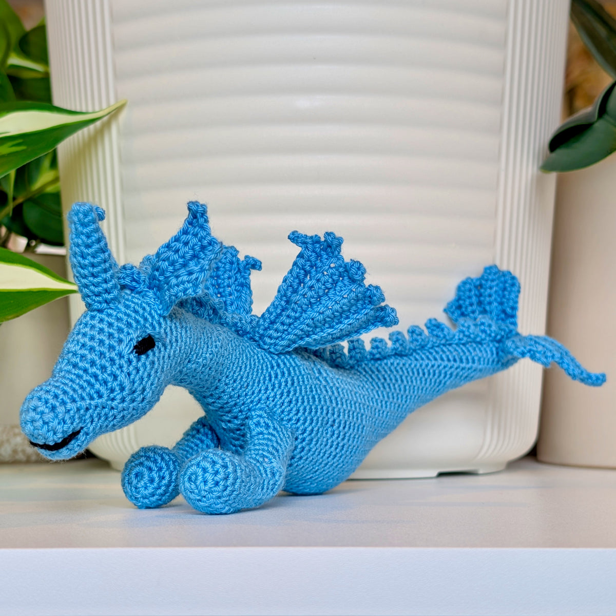 Sea Dragon Amigurumi - Handmade Crochet Plushie