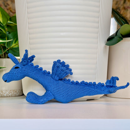 Sea Dragon Amigurumi - Handmade Crochet Plushie