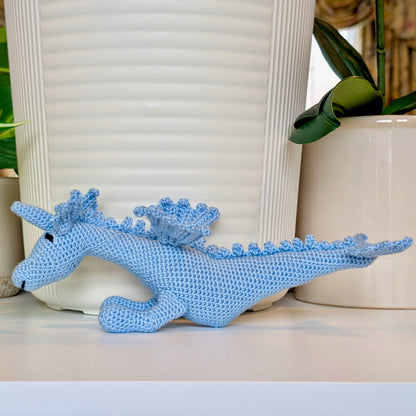 Sea Dragon Amigurumi - Handmade Crochet Plushie
