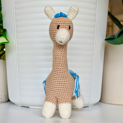 Llama (Vicuña) in Flower Tiara - Crochet Plush