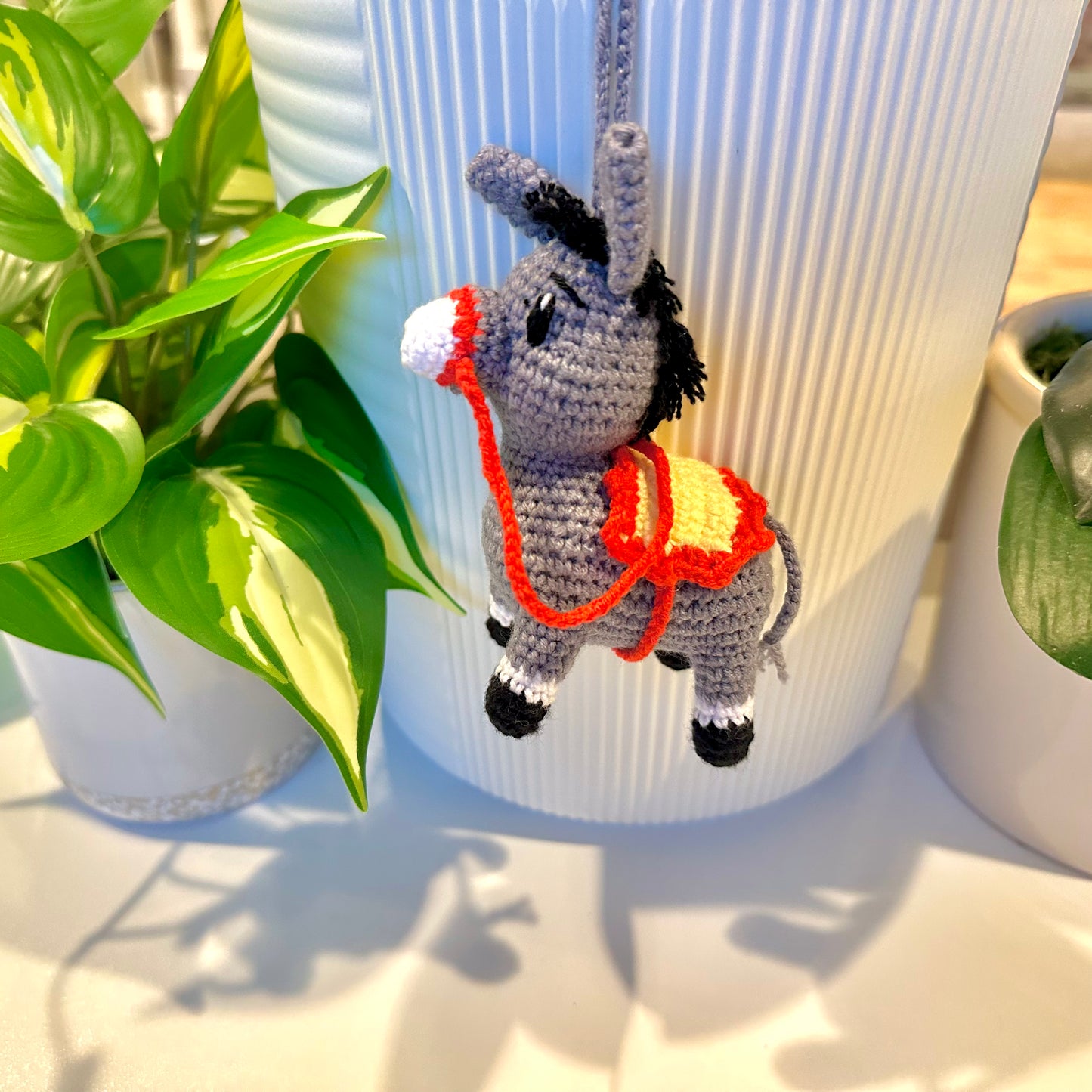 Donkey Amigurumi - Mini/Small - Crochet Plush Charm