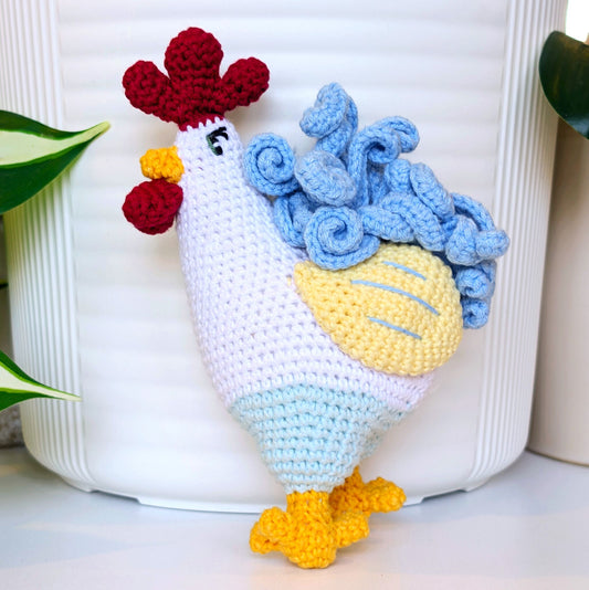 Rooster Crochet Plush