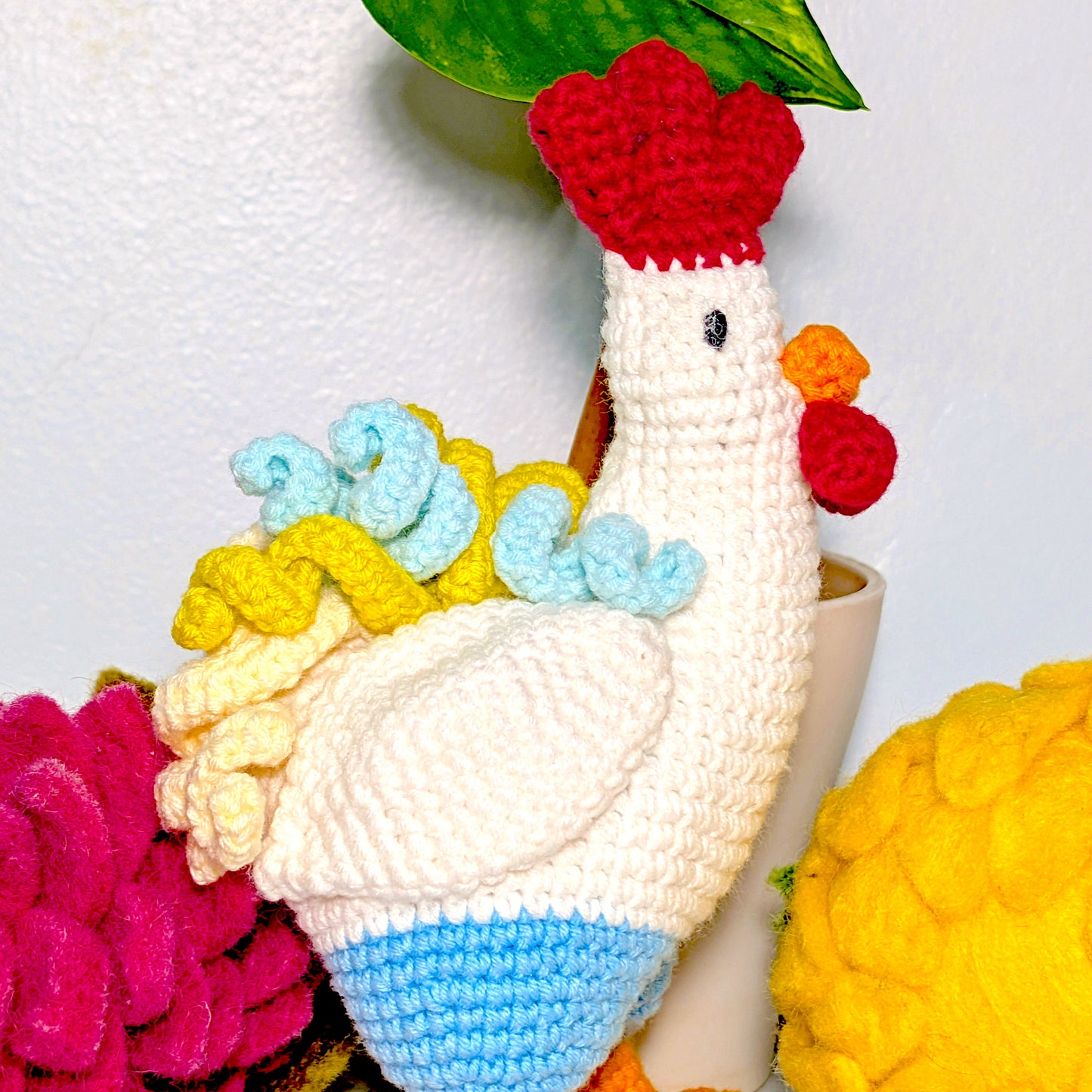 Rooster Crochet Plush