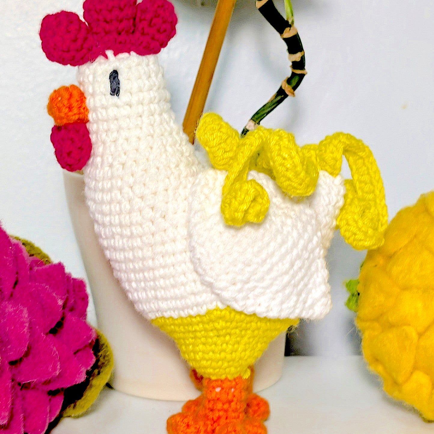 Rooster Crochet Plush