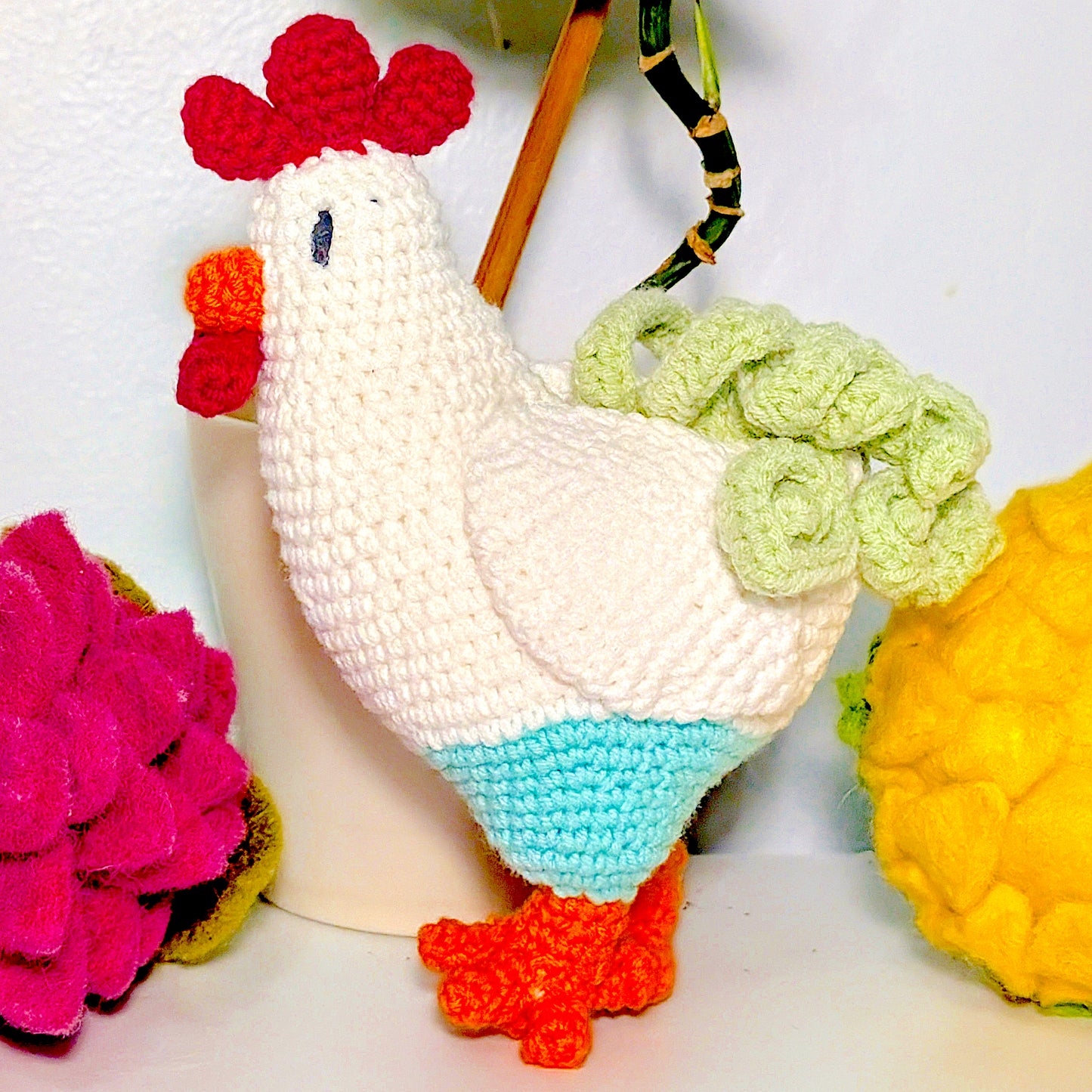 Rooster Crochet Plush