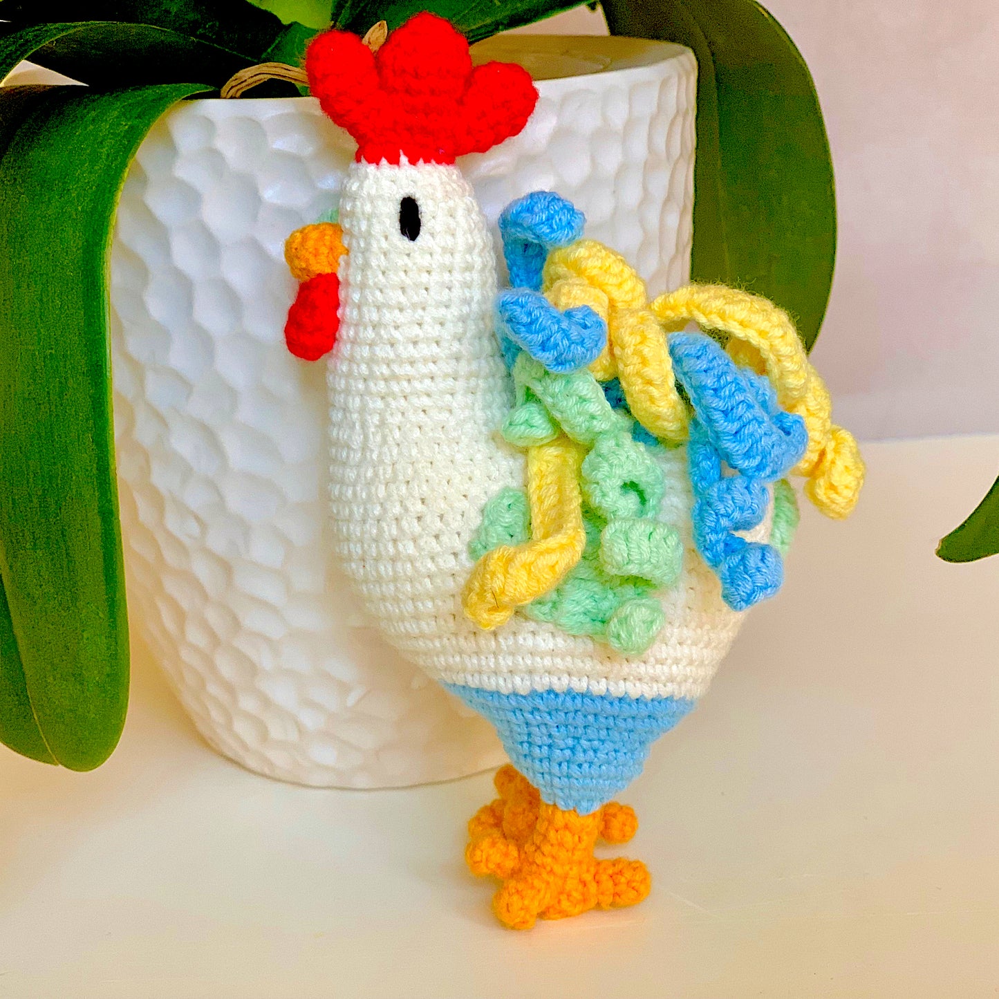 Rooster Crochet Plush