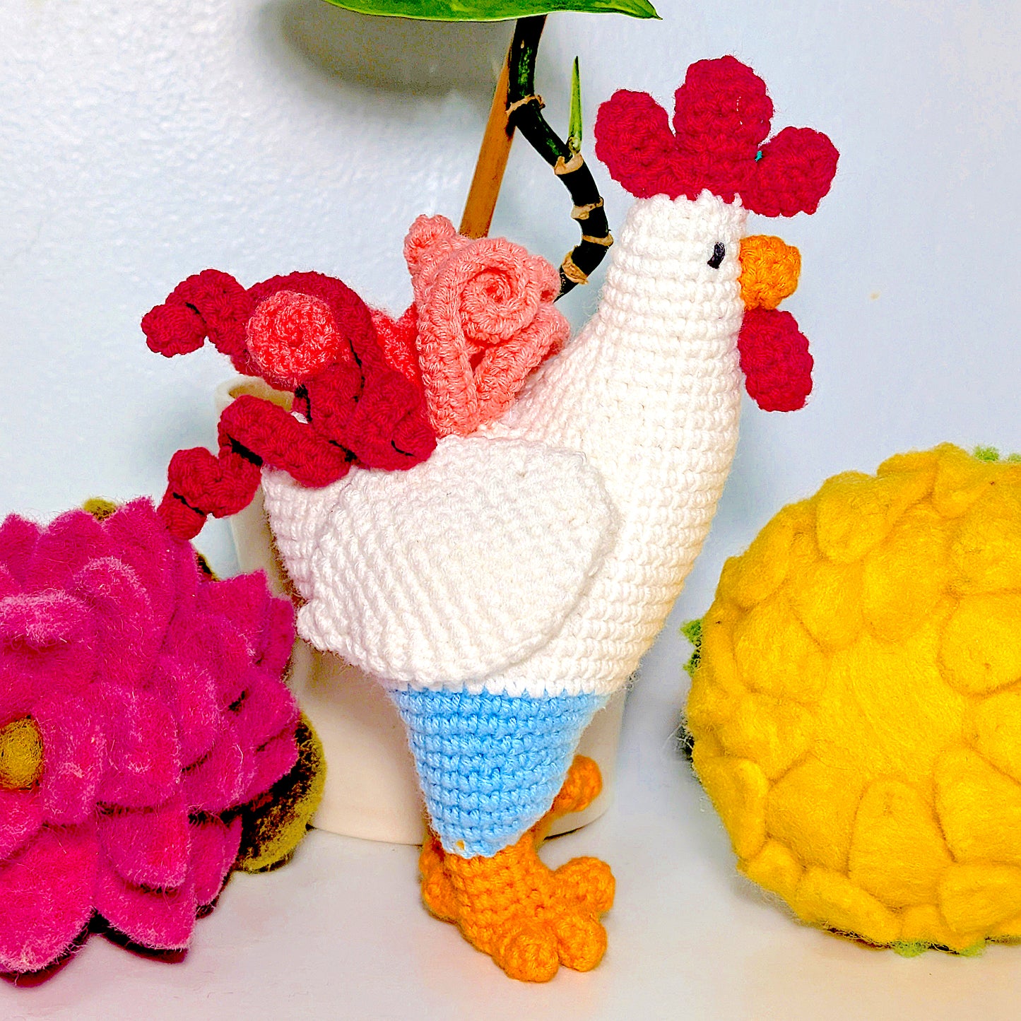 Rooster Crochet Plush