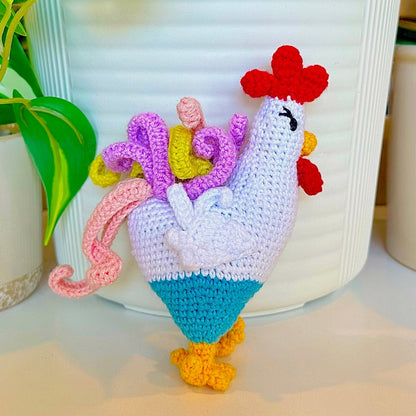 Rooster Crochet Plush