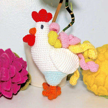 Rooster Crochet Plush