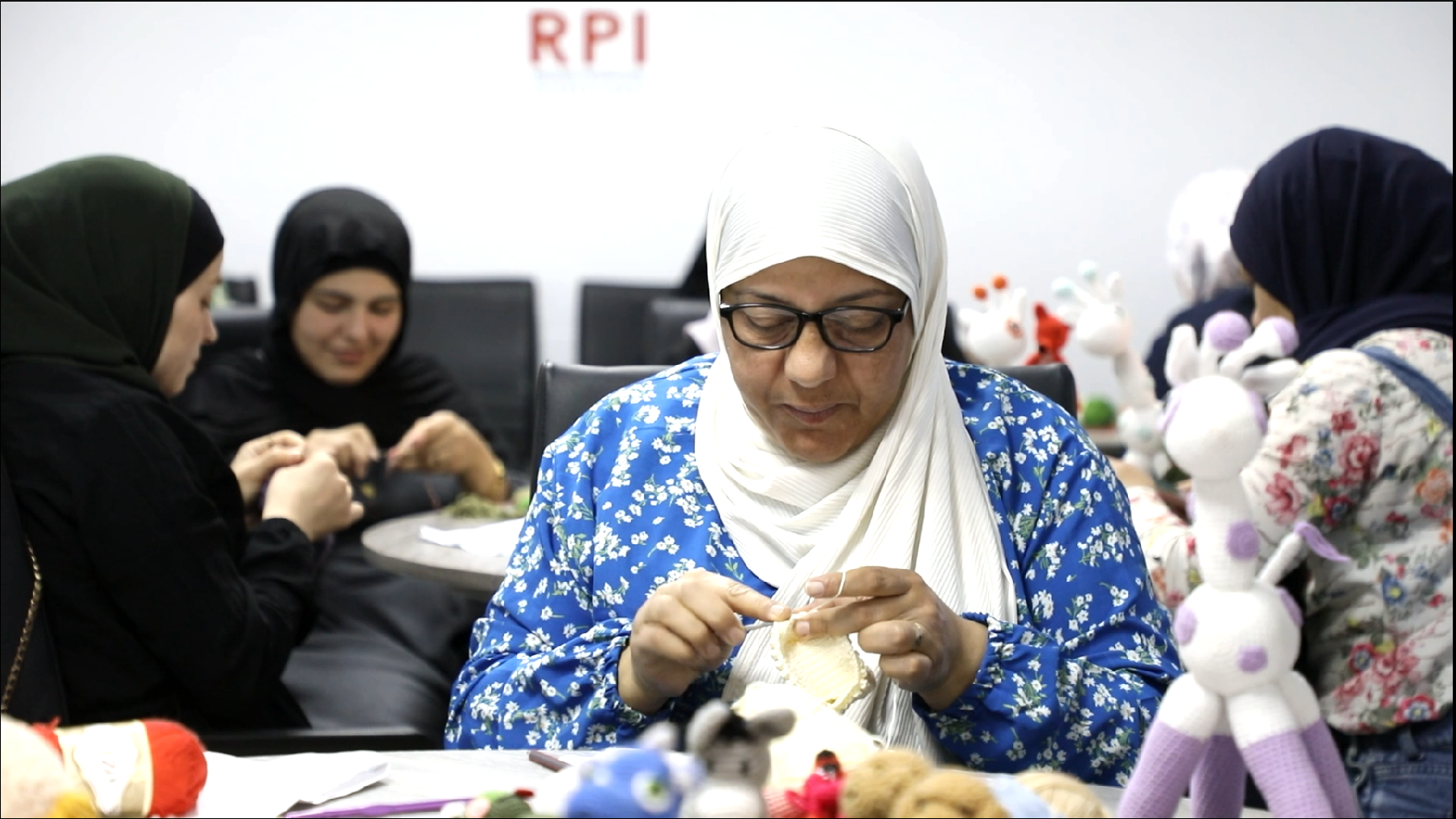 Load video: Refugee women trained to crochet with RPI funding and training partner MAPS