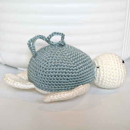 Sea Turtle - White Body Crochet Charm