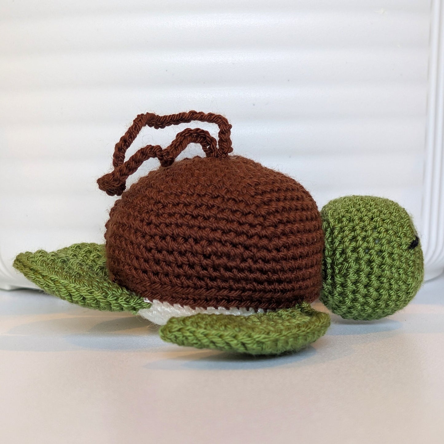 Sea Turtle - Green Body - Crochet Charm