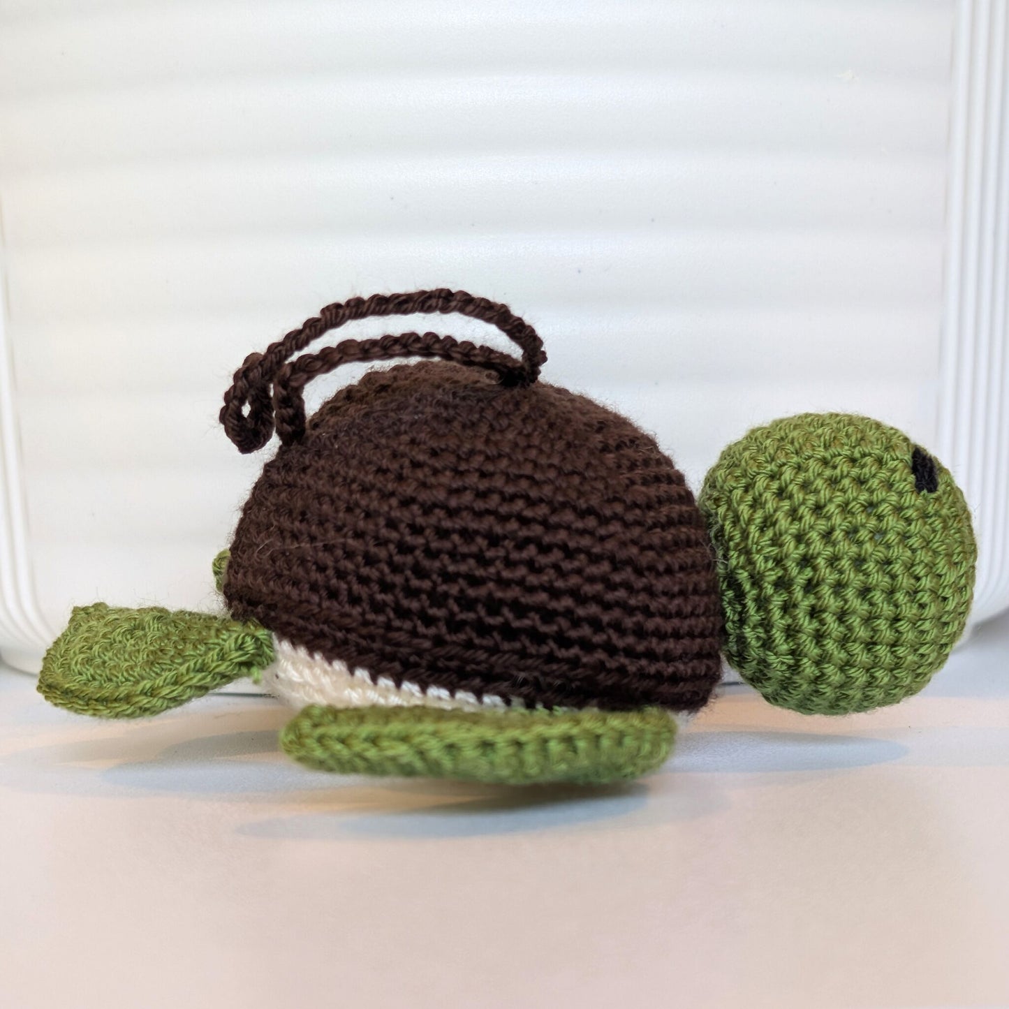 Sea Turtle - Green Body - Crochet Charm