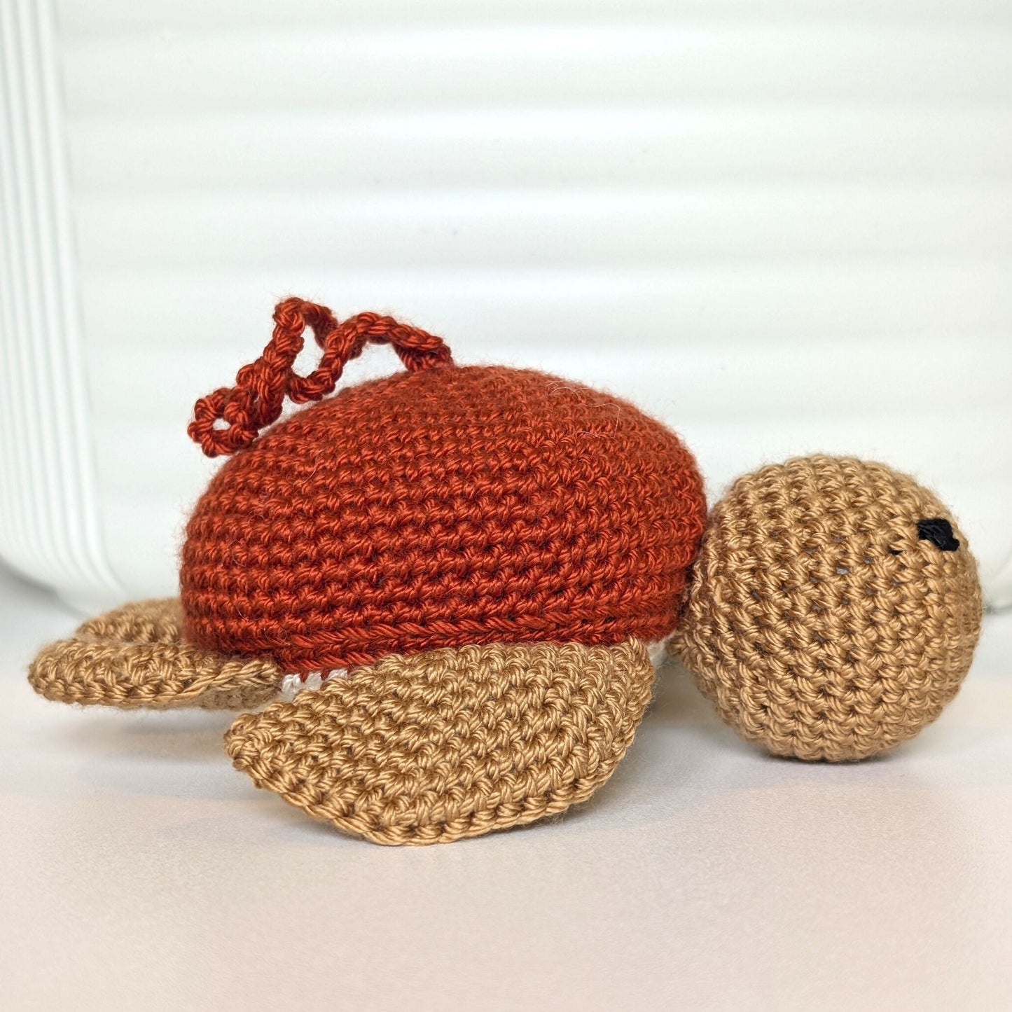 Sea Turtle (Sandy) Crochet Keychain