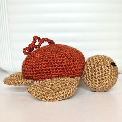 Sea Turtle (Sandy) Crochet Keychain