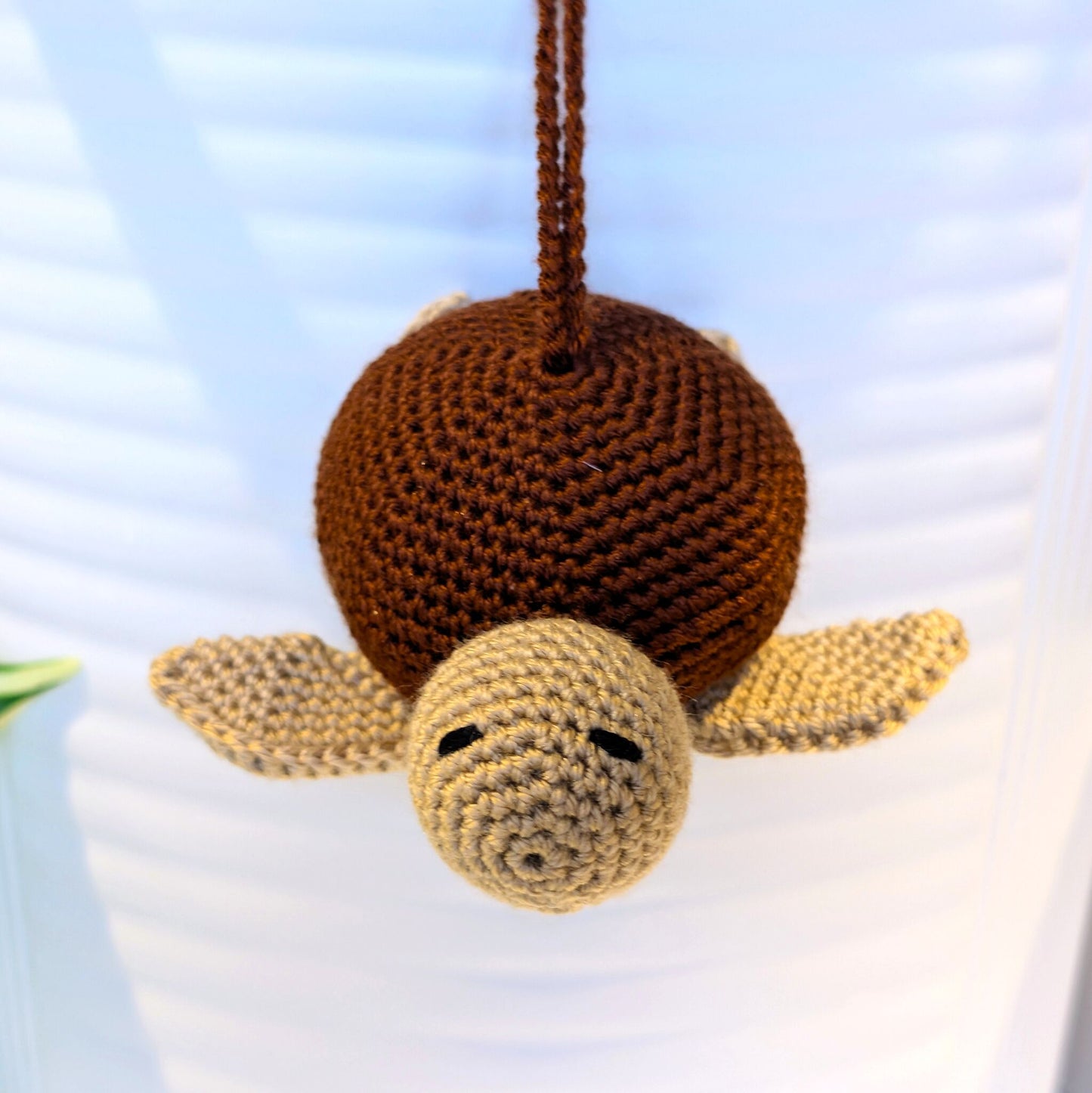 Sea Turtle - Brown Shell - Crochet Amigurumi Plush Figurine