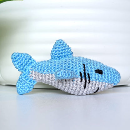 Shark Amigurumi - Mini - Handmade Crochet Plush Figurine