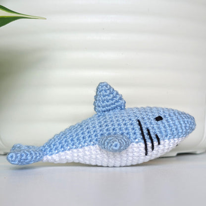 Shark Amigurumi - Mini - Handmade Crochet Plush Figurine