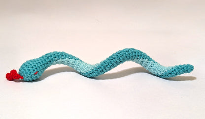 Snake Amigurumi - Handmade Crochet Plush Figurine