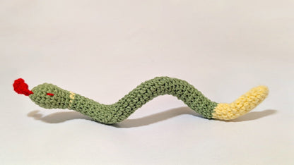 Snake Amigurumi - Handmade Crochet Plush Figurine