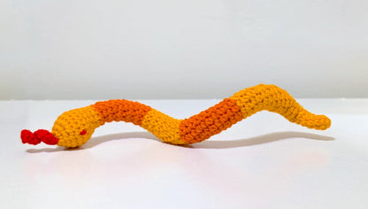 Snake Amigurumi - Handmade Crochet Plush Figurine