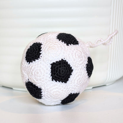 Soccer Ball Crochet Plush Charm