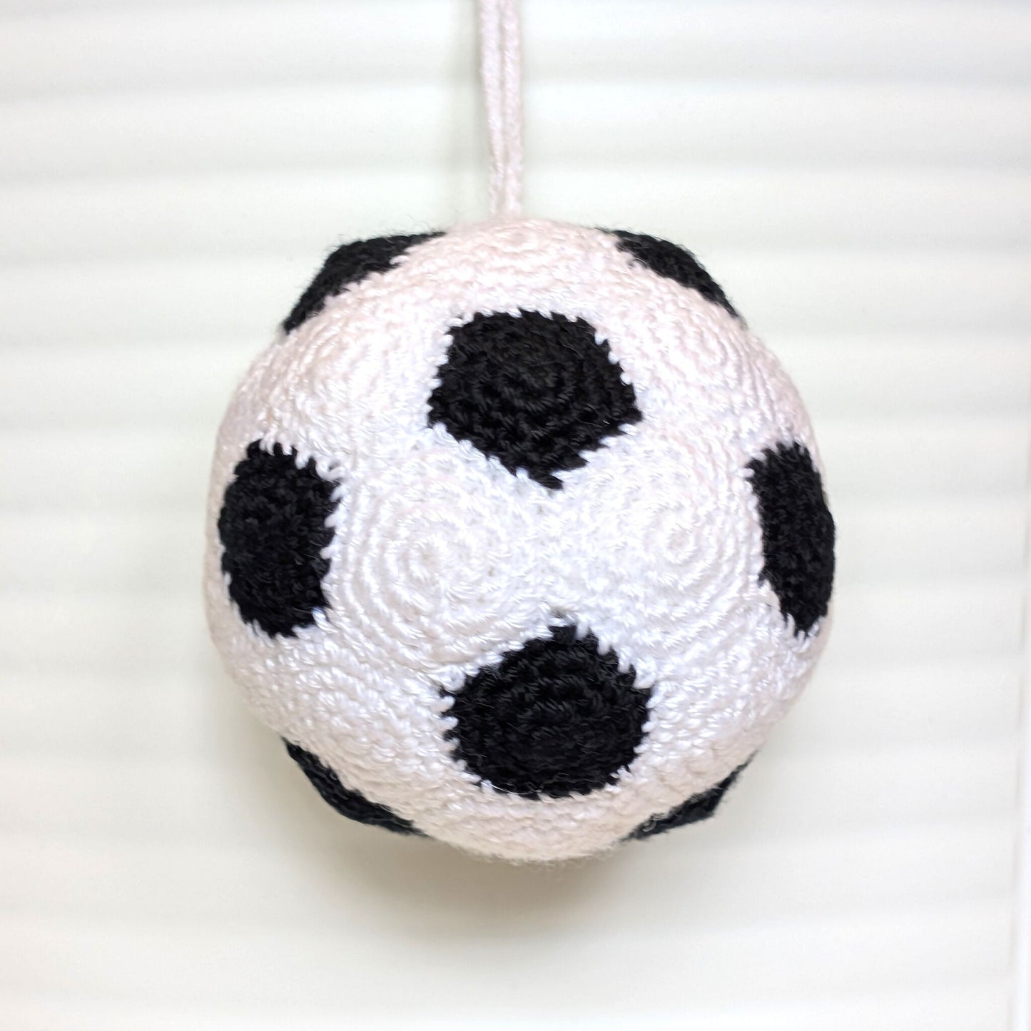 Soccer Ball Crochet Plush Charm