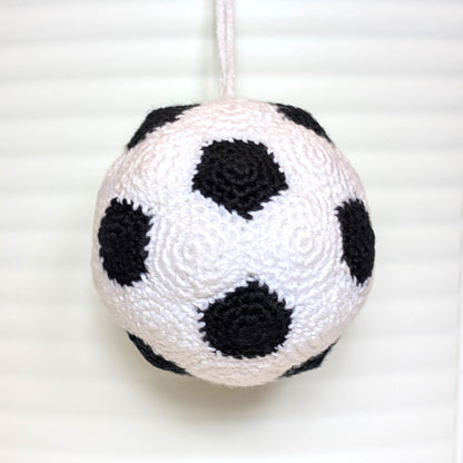 Soccer Ball Crochet Plush Charm