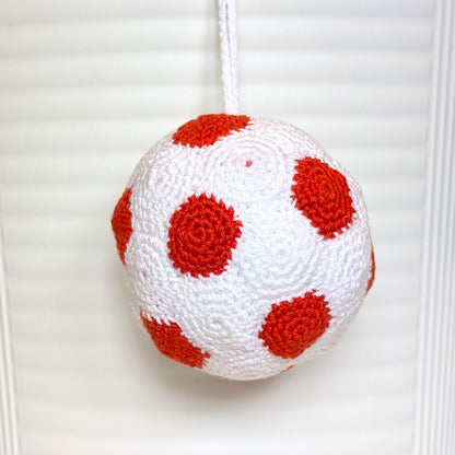Soccer Ball Crochet Plush Charm